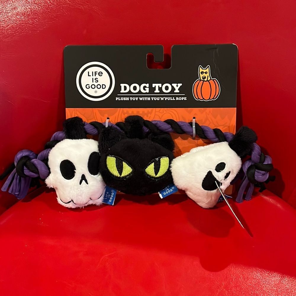 NWT Life is Good Halloween dog toy